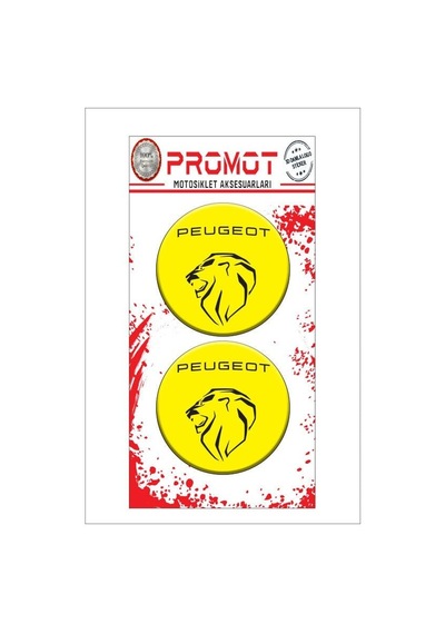 Peugeot Amblemi Oto Sticker 3d 08