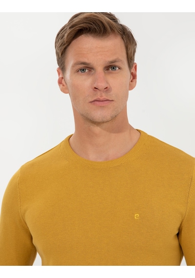 Pierre Cardin Erkek Hardal Kazak /triko 50257290-vr072 Hardal