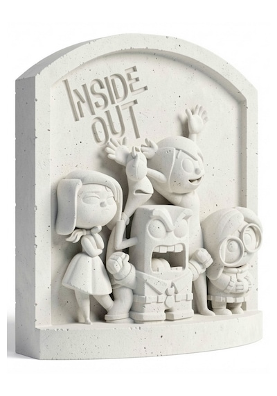 Ters Yüz-ınside Out 15 Cm Taş Biblo Çocuk Boyama Etkinliği