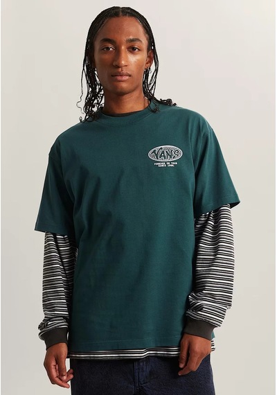 Vans World Tour Loose Ss Tee Erkek Koyu Yeşil T-shirt - Vn000vy8 Vans World Tour Loose Ss Tee Erkek Koyu Yeşil T-shirt - Vn000vy8