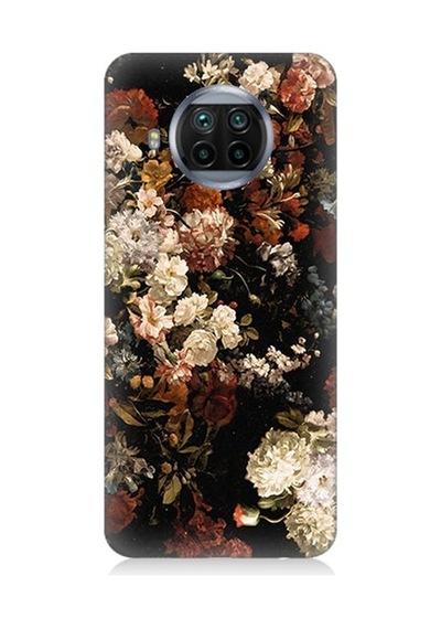 Xiaomi Mi 10t Lite Uyumlu Renkli Çiçekler Desenli Silikon Kılıf