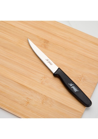 Aryıldız Basic Dişli Sebze Bıçağı Siyah 11 Cm Renkli