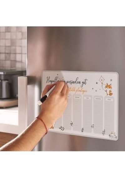 Hayallerinin Peşinden Git Mottolu Magnet Planlayıcı
