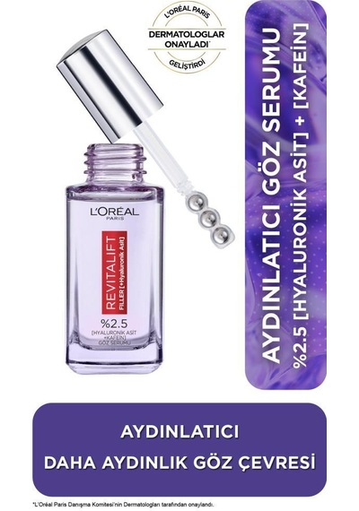 Revitalift Filler Glassy Skin Cam Cilt Görünümü Veren Krem 50 Ml + Göz Serumu 20 Ml Set pktglassyskinset1-11096