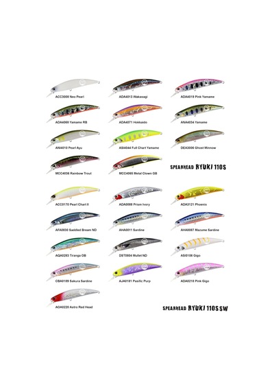 Duo Spearhead Ryuki 110S Sw Acc0170 Pearl Chart Iı