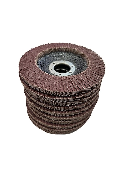 Flap Disk Metal Ahşap Zımpara 60 Kum 10'lu 115x22 Mm