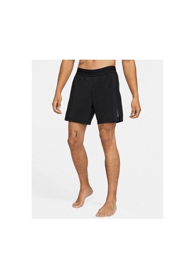 Nike Dri Fit Yoga 2-in-1 Erkek Siyah Taytlı Spor Şort Siyah