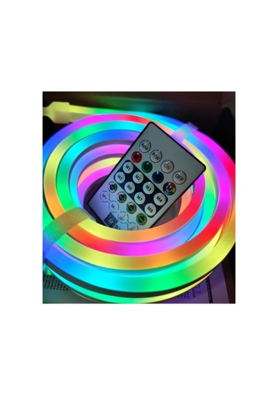 Pixel Neon Led Set 5 Metre Rgb Kumandalı Esnek Şerit Neon Led Sese Duyarlı