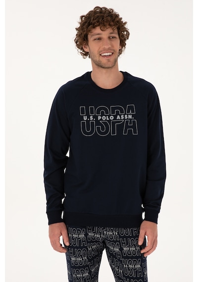 U.s. Polo Assn. Erkek Lacivert Pijama Takım 50318606-vr033 Lacivert