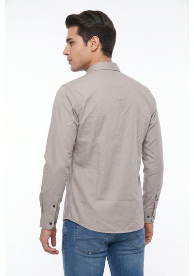 Artı Erkek Spor Likralı Çift Cep Kapaklı Gömlek Bgl-st05467 Taş Artı Erkek Spor Likralı Çift Cep Kapaklı Gömlek Bgl-st05467 Taş