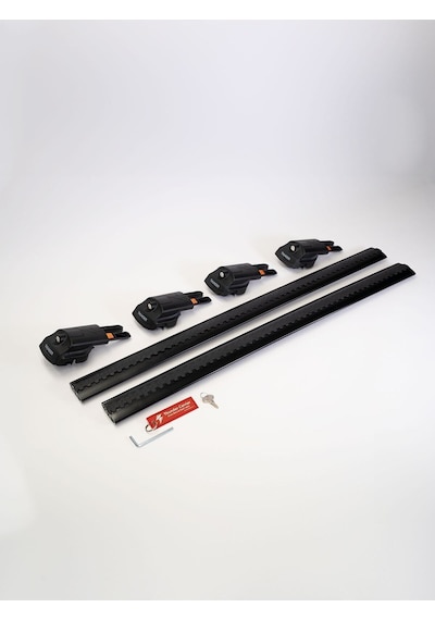 Fıat Doblo 2 2010-2022 Trx1 Thunder Carrier Kilitli Ara Atkı Taşıyıcı Tavan Barı Siyah
