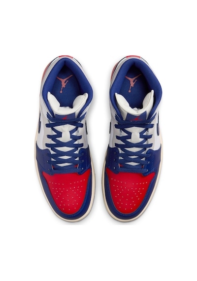 Nike Air Jordan 1 Mid Erkek Basketbol Ayakkabısı Dq8426-102 Çok Renkli