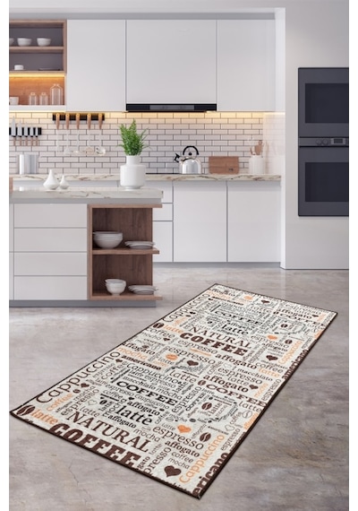 Fıncan Ekru Djt 120X180 Cm Mutfak Halısı