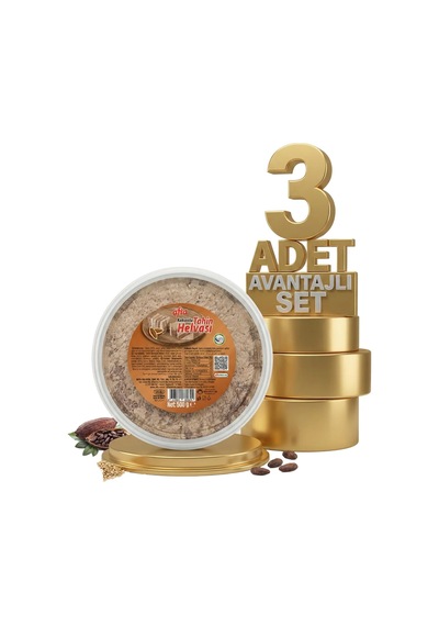 Afia Kakaolu Tahin Helvası 3x500 Gr