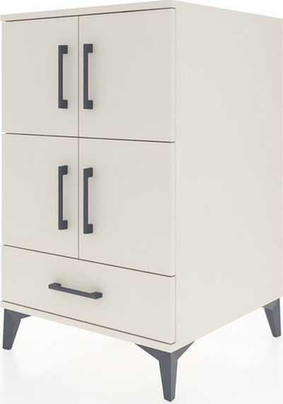 Kronos Komodin 4 Raflı Tek Çekmeceli 4 Kapaklı 60x59x96 Aytaş... Aytaşı