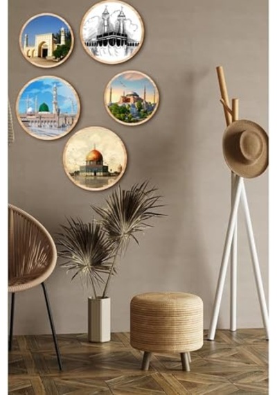 Notpa Dekorize Mdf 5 Parça 5 Mescid Çerçeve Görünümlü Tablo Set 5007, 8692016031745 Çok Renkli Notpa Dekorize Mdf 5 Parça 5 Mescid Çerçeve Görünümlü Tablo Set 5007, 8692016031745 Çok Renkli