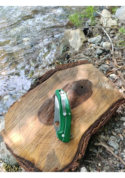 El Yapımı Outdoor Kamp Çakısı Yeşil