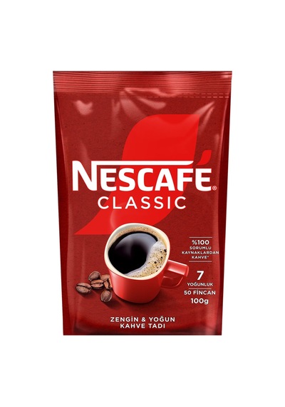 Nescafé Classic Ekonomik Paket 100 G - 6 Adet Tarı Çözünebilir