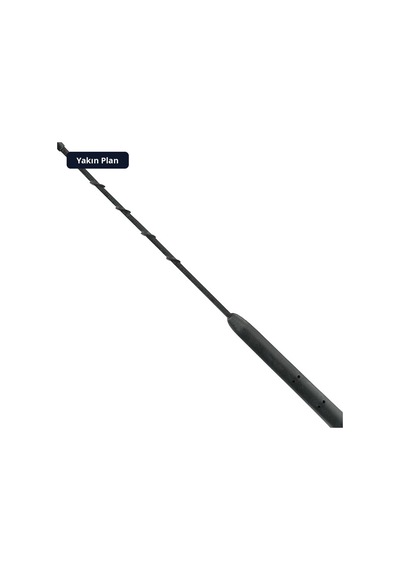 Trobus Oto Anten Kısa Çubuk M6 Dişli 30 Cm Siyah