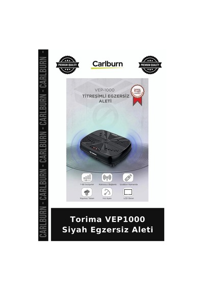 Delux Serisi Torima Vep1000 Siyah Egzersiz Aleti Plaka Titreşimli Antrenman Çok Renkli