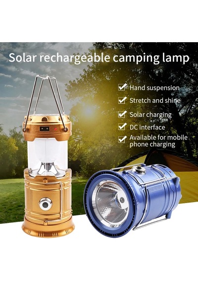 Güneş Enerjili Açılır Kapanır Kamp Lambası Bx40