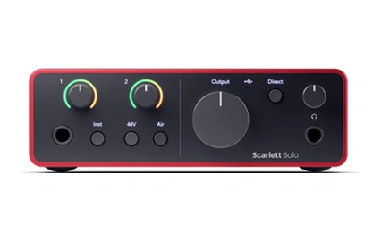 Focusrite Scarlett Solo Gen 4 Ses Kartı Mosc0032