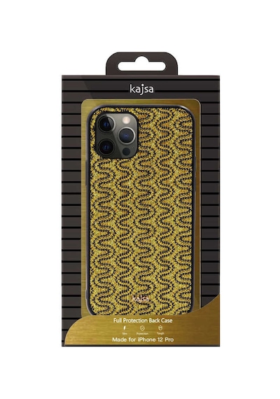 Kajsa Apple Uyumlu iPhone 12 Kılıf Kajsa Glamorous Serisi Waterfall Pattern Kapak ZORE-216771