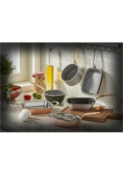 Bakir Mini Wok Tava 12 Cm Gri
