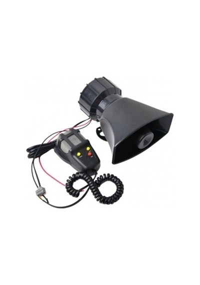 Carub 3 Sesli 12V-40W Mikrafanlu Siren