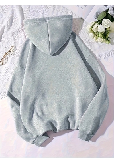 Uyguntarz Unisex The Weekend Baskılı Oversize Sweatshirt Gri
