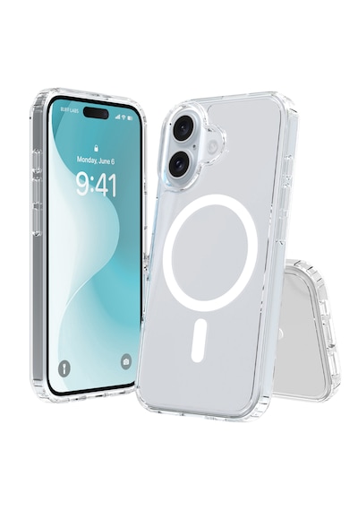 Apple Uyumlu iPhone Buff 16 Magsafe Air Hybrid Şeffaf Kılıf