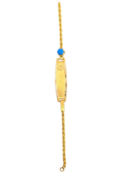 Cigold Taşlı Çocuk Bileklik 14 Ayar Altın 1.50 Gr Oa-c11303029248 Renkli Çok Renkli