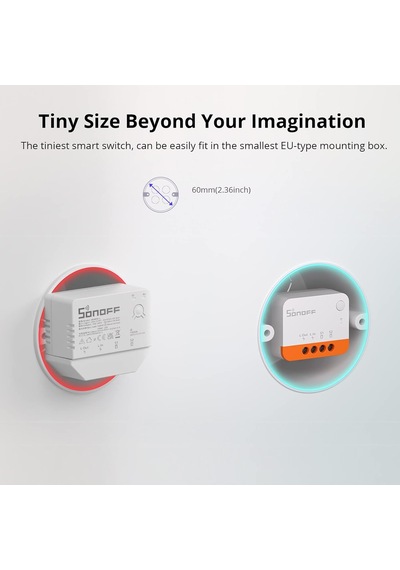 Ayrex Zigbee Mini L2 Nötrsüz Akıllı Röle Zbmınıl2