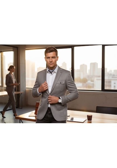 Plus Scorpion Erkek Slim Fit Gri Blazer Ceket Tek Düğmeli Kapaklı Cepli Şık Kumaş Dokulu Günlük & Ofis Kombinleri İçin Gri Plus Scorpion Erkek Slim Fit Gri Blazer Ceket Tek Düğmeli Kapaklı Cepli Şık Kumaş Dokulu Günlük & Ofis Kombinleri İçin Gri
