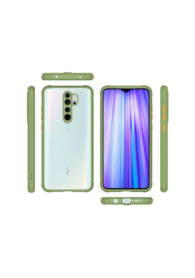 Xiaomi Redmi Note 8 Pro Kılıf Zore Kaff Kapak Kırmızı