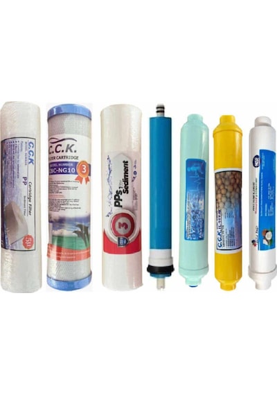 Açık Kasa Cihazlar için 7'Li Su Arıtma Filtresi Tam Set