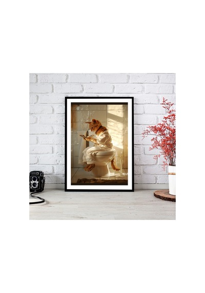 Tek Parça Çerçeve Görünümlü Ahşap Mdf Poster Tablo Ctmd Tek0467 Mdf Krem Çerçevesiz