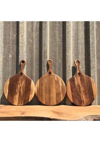 Ahşap Doğal Ceviz Kesme Ve Sunum Tahtası, Peynir Ve Pizza Tabağı, Kişiye Özel Farklı Desen 36x25 Cm Ahşap