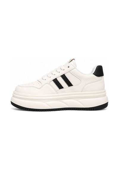 Lufian 121230065 Elora Yüksek Taban Ultra Hafif Kadın Sneaker Ayakkabı Siyah