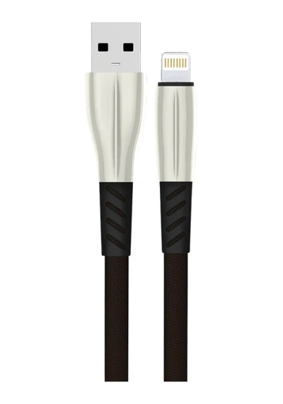 Konfulon S89 Metal Uçlu Lightning Kablo İphone Uyumlu 1m 2.4a - Siyah