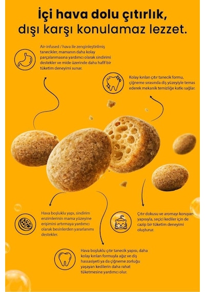 Reflex Crunchy Bubbles Tavuklu Yetıskın Kedı Maması 10 Kg