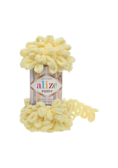 Alize Puffy El Örgü Ipi 13 Açık Sarı