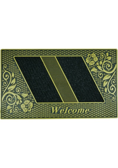 Welcome Yazılı Toz Tutma Özellikli Kauçuk Kapı Önü Paspası (507926536)