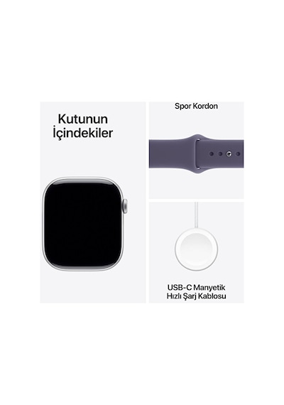 Apple Watch Series 11 GPS + Cellular 42 MM Spor Kordon S/M Akıllı Saat (Distribütör Garantili)