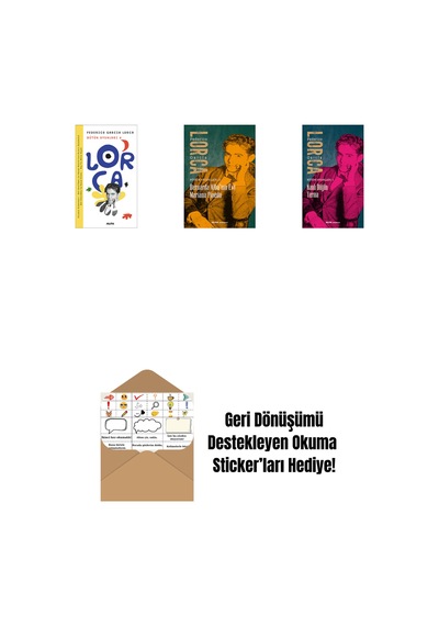 Lorca Bütün Oyunları 4 + Bernarda Alba Nın Evi Mariana Pineda + Kanlı Düğün Yerma + Okuma Sticker'ları