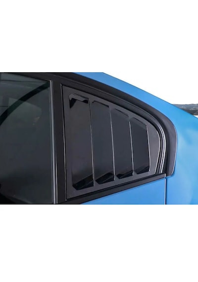 Bmw F30 Arka Kelebek Cam Vizörü Parlak Siyah Kelebek Cam Kaplama