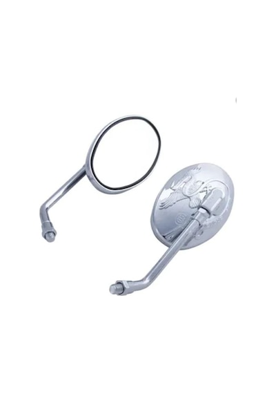 Ayna Motor Nikel 10 Mm Chopper, Kartal, Kartal Desenli