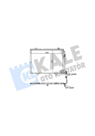 Mercedes C180 W202 Klima Radyatoru 1993-2000 Kale 345510