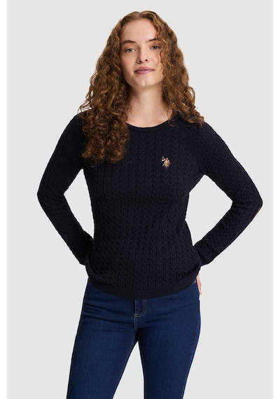 U.S. Polo Assn. Kadın Lacivert Basic Kazak 50327560 Vr033