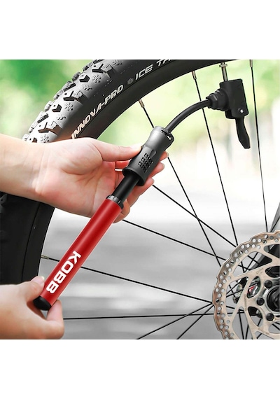 Kobb Kb2203 87 Psı Bisiklet Lastik Şişirme Taşınabilir Mini El Pompası + Bisiklet Montaj Aparatı